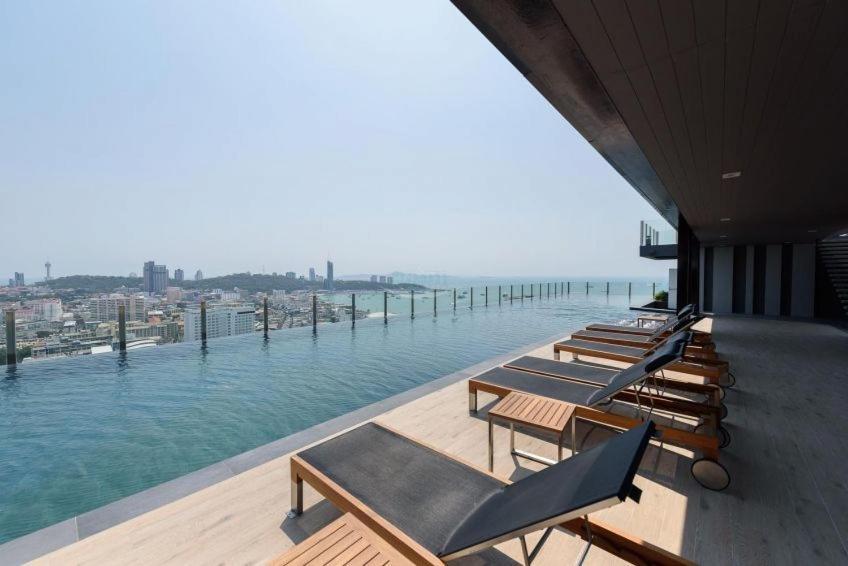 70Sqm 2 Bed - 2 Bath - Penthouse Condo The Base Central Pattaya 595 Buitenkant foto